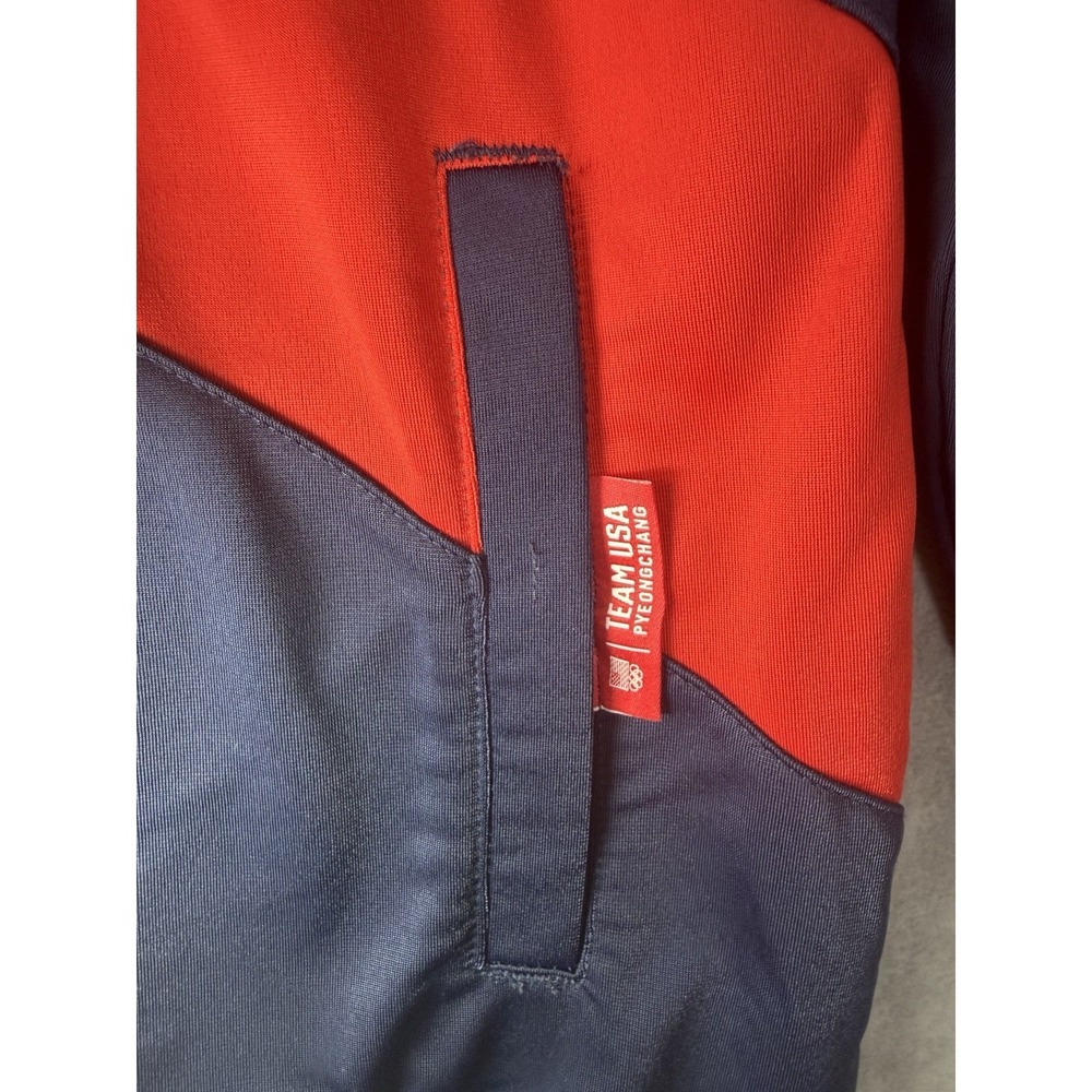 Team USA Olympic Team Apparel Track Jacket Men's XL Navy Full Zip Pockets - Picture 3 of 7